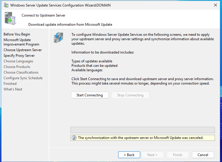 Adım 7: Connect to Upstream Server